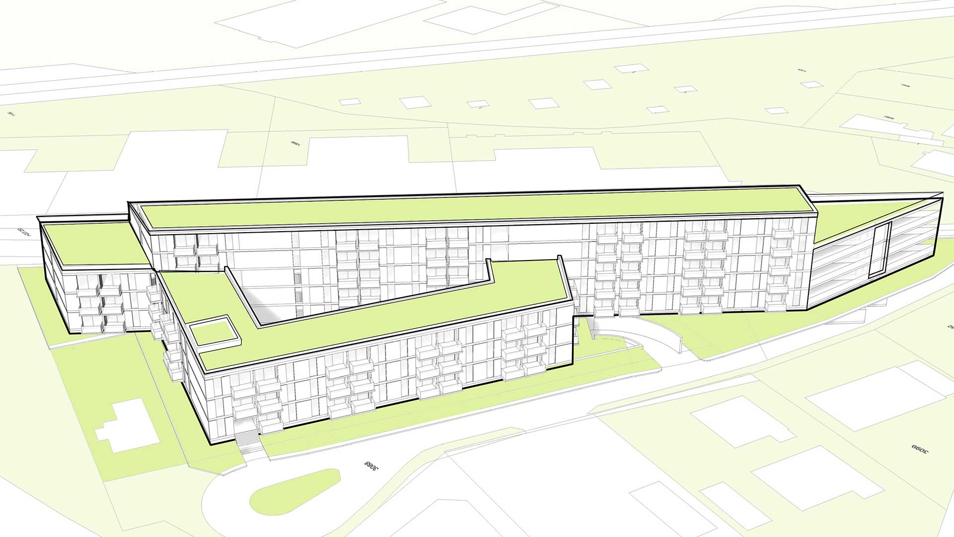 op3-final_projektseite Boarding House mit 160 Mikro-Apartments in der Nähe des Hamburg Airport mit rund 7.000 qm BGF o.i. und 90 Stellplätzen. Vorgesehen sind Long Stay Apartments für die monatliche Anmietung. Derzeit laufendes Bebauungsplanverfahren.