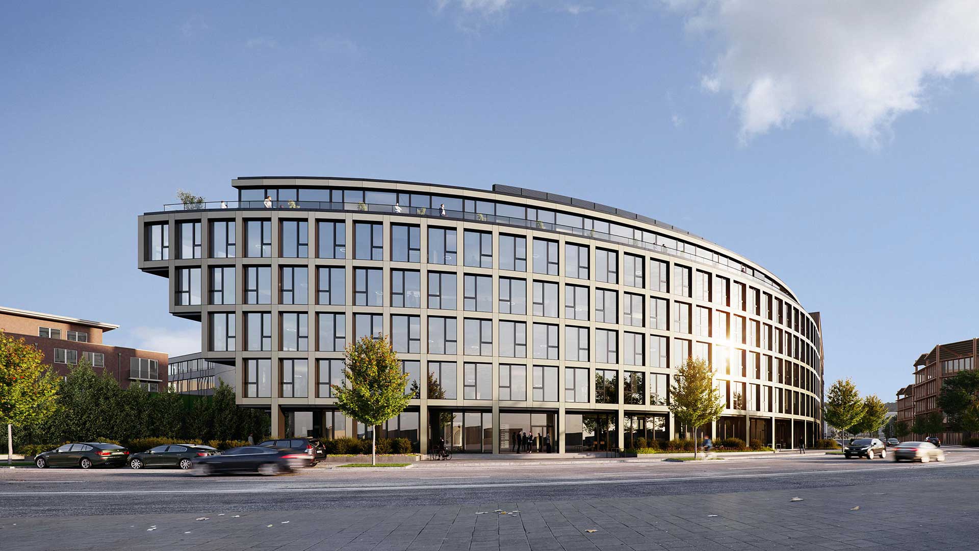 Büroprofil_Ausgewählte-Projekte_CCW-9 Landmarke Hafenspitze Münster